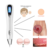 1Pc Skin Tag Remover Skin Tag Repair Kit Tattoo Freckle Wart Mole Remover Pen With 9 Intensity Levels 10 Fine Needles 3 Coarse Needles